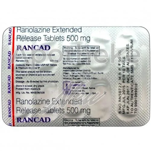 ranolazin ohne Rezept
